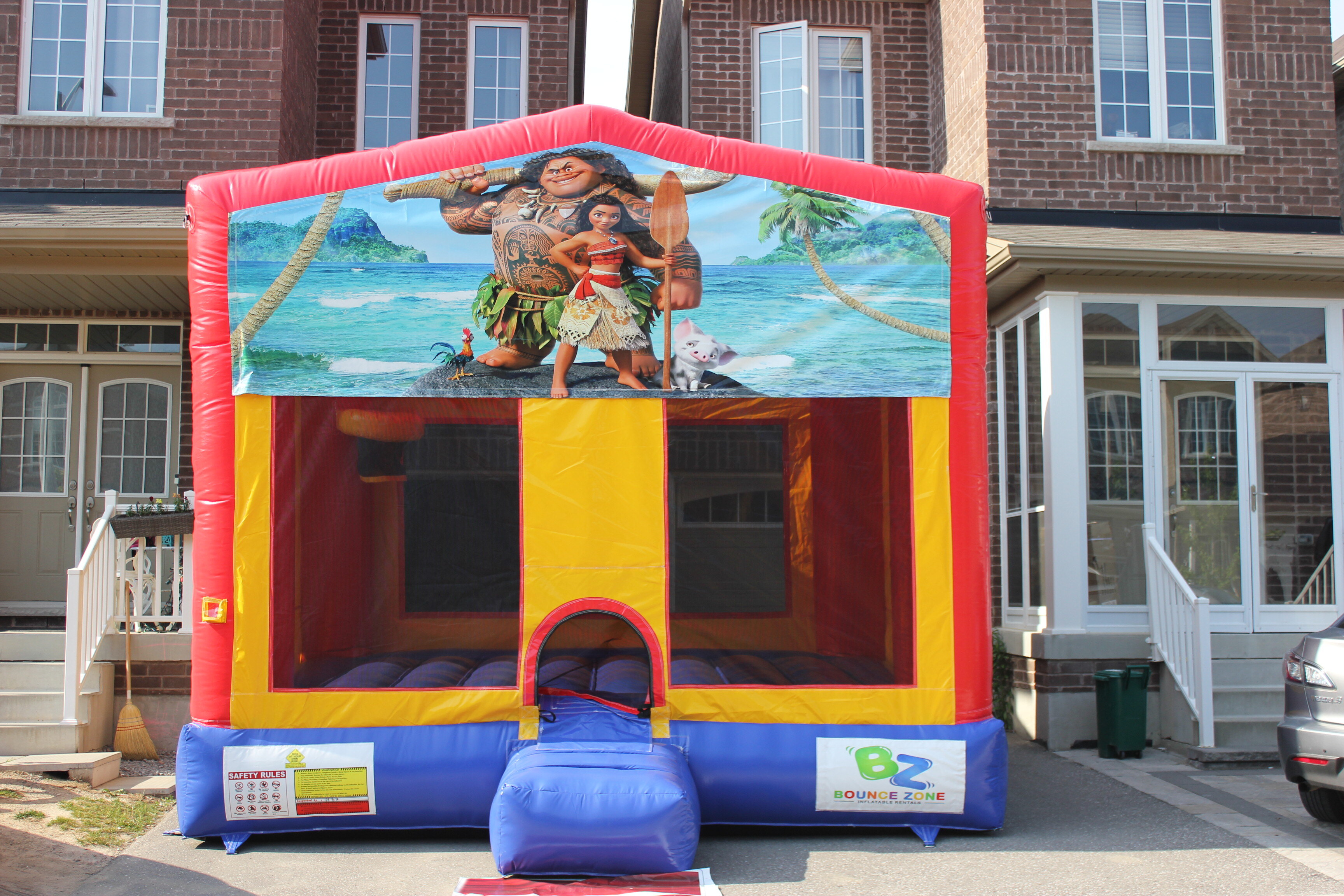 Moana bounce castle